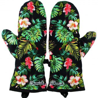 Rękawiczki zimowe CHERRISH Kwiaty Tropiki
